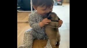 Baby Playing With Puppy Goes Viral Adorable Video Will Make You Smile Watch