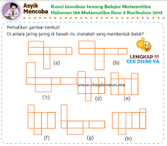 Perangkat pembelajaran tematik sd kelas 4 k13 lengkap. Lengkap Kunci Jawaban Senang Belajar Matematika Halaman 188 Matematika Keas 5 Kurikulum 2013 Simple News Kunci Jawaban Lengkap Terbaru