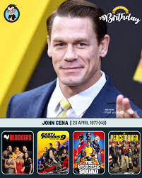 Happy birthday to John Cena who turns 48 today! 🎂 #JoBloMovies  #JoBloMovieNetwork #JohnCena #CelebrityBirthdays