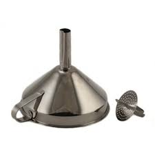 Current price $15.99 $ 15. Stainless Steel Funnel With Strainer