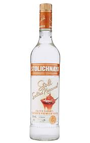 After 4 or 5 days you will be able to strain your vodka through a coffee filter into another bottle, you might have to replace the filter a few times if clogging is a problem. Stolichnaya Stoli Salted Karamel Vodka