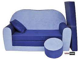 Kindercouch Kindersofa Schlafsofa Sofa 3 In 1 Mit Kissen Hocker Matratze Kids Sofa Backrest Pillow Sofa Bed