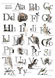Southwest Australian Animal Alphabet Poster