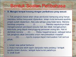 Soalan latihan peribahasa spm kertas 2: B6 Tatabahasa Peribahasa