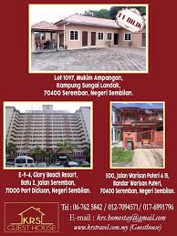Rumah jenis semi d di bali vila, rasah kemayan, seremban 2(updated). Krs Homestay Home Facebook