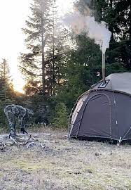 Hercules Winter Tent 8p Floorless With Wood Stove Vent Preorder Winter Tent Tent Wood Stove