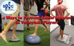ankle injuries in volleyball players