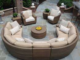 Woodard Whitecraft Saddleback Wicker Sectional Lounge Set In 2020 Clearance Patio Furniture Sectional Patio Furniture Diy Outdoor Furniture