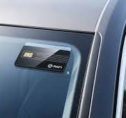 What is the RFID tag on a windshield?