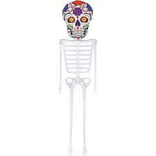 Mexican day of the dead decorative man and woman sugar skulls with flower. Dia De Los Muertos Skeleton Kite 13 Ft Elliot Mytoys
