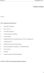 Die österreichische apothekerkammer hat eine neue präsidentin. Das Praktische Jahr Allgemeine Informationen Und Pj Platze In Der Industrie Pdf Kostenfreier Download