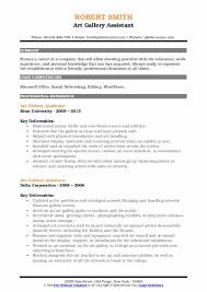 This cover letter serves as my letter of interest in the artist position at your gallery. Art Gallery Assistant Resume Samples Qwikresume