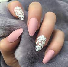 Baby Pink Matte Delightful Coffin Doobys Nails Gel Nails Long Nails Short Acrylic Nails