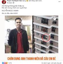 Lúc đó, tôi nghĩ người đang cheo leo trên ban công tầng 12a kia là con gái mình, anh mạnh nhớ lại lúc cứu cháu bé rơi từ chung cư. 6o 4fclnq8hbxm