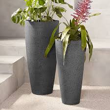 Use on patio mailbox post balcony fence or deck railing. Mayon Planters Cb2 Modern Planters Outdoor Outdoor Planters Planters