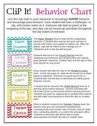 Classroom Behavior System Miss Gartons First Grade Class