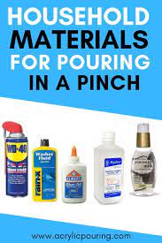 Household Materials For Pouring In A Pinch Acrylic Pouring Acrylic Pouring Art Acrylic Pouring Techniques