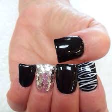 3 ¿qué celebridades han usado uñas acrílicas negras? Modelos Unas Acrilicas Negras Decorados De Unas