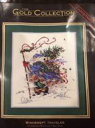 See more ideas about cross stitch kits, cross stitch, stitch. Dimensions Cross Stitch Kit Christmas Gold Collection 8477 Windswept Traveler Nw Dimensions Cross Stitch Santa Cross Stitch Cross Stitch