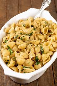 Garlic Buttered Pasta Shells Pasta Side Dishes Steak Side Dishes Pork Chop Side Dishes