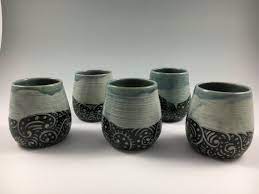 Browse a variety of modern furniture, housewares and decor. Handmade Stemless Wine Glasses Blue Stemless Wine Glasses Ceramic Wine Goblets Pottery Tumbler Sgraffito Wine Glasses Stemless Wine Glasses Pottery