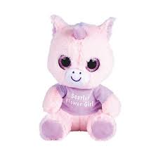 Personalized stuffed animals or plush toys custom printed with your logo or design. Personalized Stuffed Unicorn Oriental Trading