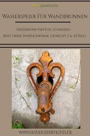 Ein Stilvoller Speyer Welcher Nach Altem Original Hergestellt Wurde Ein Brunnen Speier In Histori In 2020 Wandbrunnen Brunnen Dekoration