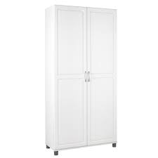 Systembuild Trailwinds White Storage Cabinet Hd55936 The Home Depot