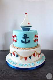 Wir lieben basteln mit papier! Maritime Tauftorte Schoko Und Heidelbeere Wonderful Pieces