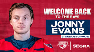 Stingrays Agree to Terms with Jonny Evans