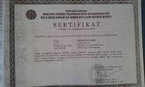 Aneka contoh sertifikat kompetensi kreatif deh guna menciptakan sertifikat dengan baik. Contoh Format Sertifikat Dan Smk Kehutanan Makassar Facebook