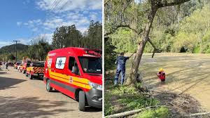 Comportas de barragem serão fechadas para buscas por criança desaparecida perto de rio em SC