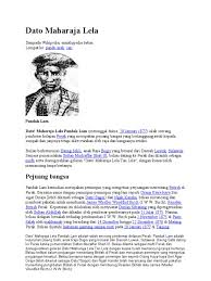 Di pasirsalak, dato' maharaja lela adalahpembesar yang ditugaskanuntukmemungutcukaidanmenjagakepentingansertakeagungankerajaanmelayu perak dikawasanpasirsalak. Dato Maharaja Lela