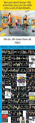 Periodic Table Of Dumbbell Exercises Strength Stack 52 Dumbbell Workout Exercise Muscle Fitness