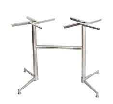 John boos e series stainless steel 430 budget work table, adjustable undershelf, 5 riser top, galvanized legs, 24 length x 24 width. China Stainless Steel Dining Table Leg China Table Frame Stainless Steel Frame