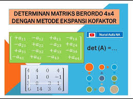 Sebelum itu kita harus tahu dahulu bahwa invers suatu matriks. 36 Determinan Matriks Berordo 4x4 Dengan Metode Kofaktor Youtube