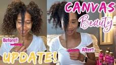 CANVAS HAIR GROWTH SERUM ONE MONTH UPDATE! | CANVAS BEAUTY BRAND ...