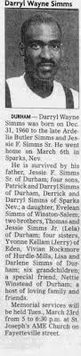 Obituary for Darryl Wayne Simms