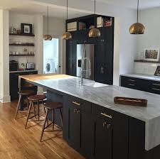 There S Just Something About The Green Ones We Love This Pine Green Cabinetry With Waterfall Edge Countertop Home Kitchens Kitchen Design Modern Kitchen