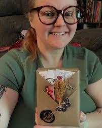 ✨Wrapping up a little magic…✨ Watch as I prep a brand new Blind Date with a  Deck — scroll to the end for the final reveal! 👀💫 These mysterious tarot  + oracle