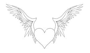 Photoshop Portfolio Love Hearts Heart Coloring Pages Wings Drawing Roses Drawing