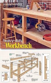 Heavy Duty Workbench Plans Workshop Solutions Projects Tips And Tricks Woodarchivist Com Heavy Duty Work Bench Woodworking Bench Plans Workbench