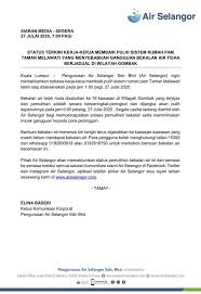 Pelabuhan klang) is a town and the main gateway by sea into malaysia. Air Selangor Siaran Media Status Terkini Kerja Kerja Facebook