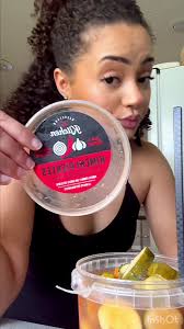 Trying @clevelandkitchen Kimchi Pickles #fypシ #fyp #foryou #foryoupage  #trending #curlyhair #kimchi #pickles #picklesquad #picklesarelife