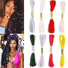 Check spelling or type a new query. Amazon Com Creamily Embroidery Floss 8 Piece 8m Hair Strings For Box Braids Wire Wraps Hair Styling Accessories Beauty Personal Care