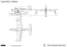 Vought OS2U-1 Kingfisher vector drawing