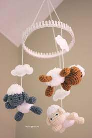 Crochet Lamb Pattern And Baby Mobile Repeat Crafter Me Artigianato All Uncinetto Progetti All Uncinetto Uncinetto Amigurumi
