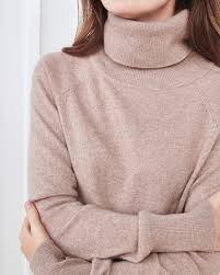 Cashmere Turtleneck Sweater Dress Quince