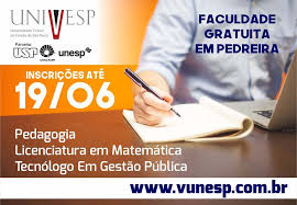 As a diploma student you will be studying equivalent courses to first year undergraduates delivered in a program tailored for international students. Univesp Recebe Inscricoes De Vestibular Para Cursos Gratuitos A Distancia Em Pedreira Ate O Dia 19 De Junho O Regional