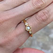 Mindful Pearl Fidget Ring